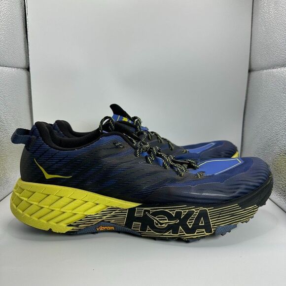 Hoka One One Speed Gaot 4 Shoes Mens Size 12.5 Blue Yellow Running Cushioned main image 8